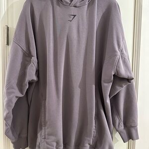 Gymshark Men's Purple  Hoodie